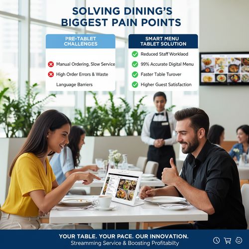 Latest company case about Reinventing Dining Efficiency with Restaurant Ordering Tablets in Dubai