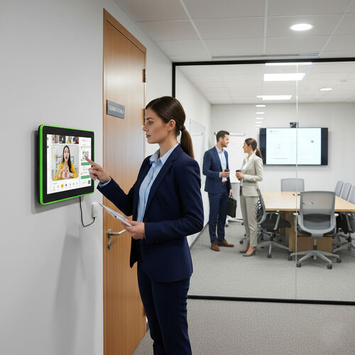 Latest company case about Turning Corporate Training Rooms into Efficient Learning Spaces with Meeting Reservation Tablets
