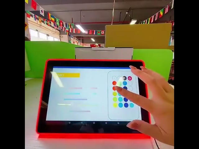 Android 8.1 NFC 10.1inch  All In One Touch Screen PC With LEDs