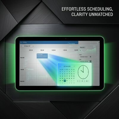 15.6 Inch RK3566 Conference Room Tablet with POE Power and Double-Sided Illumination