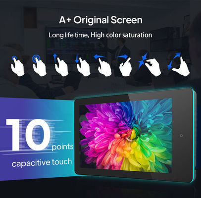 Conference Room Schedule Display Android Tablet with 13.3 Inch Display RK3568 CPU 5.0M/P Camera and Surrounding LED Light