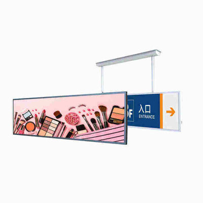 24 Inch Ultra Wide Resolution Stretched Bar Type LCD Advertising Display The Perfect Choice for Supermarket Shelf Retail
