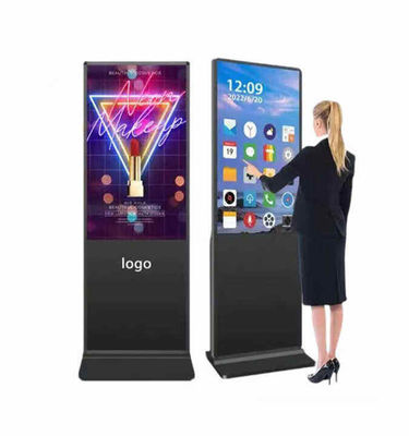 Indoor 55inch LCD Advertising Player with Floor Standing Design and Digital Signage