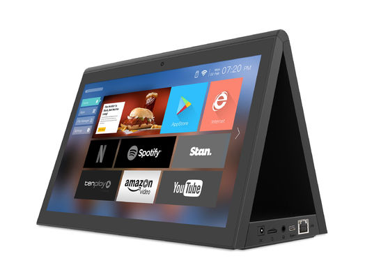 10.1-Inch Dual-Screen Restaurant Ordering Tablet RK3288 POE Desktop Retail Advertising Tablet PC