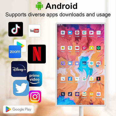 21.5Inch Floor Standing Smart TV Lcd Smart Display Indoor Android 12 Standby Me TV