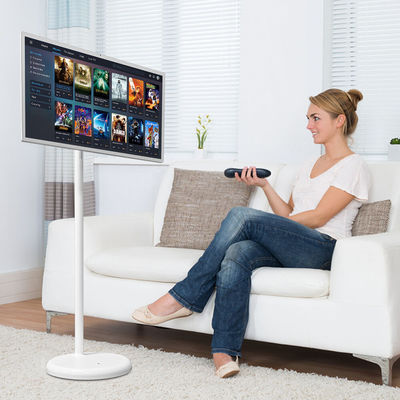 21Inch Floor Stand By Me Tv , Portable Moving Smart Tv
