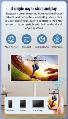 Multifunctional Live Streaming All-in-one Machine 32Inch Stand By Me TV With Camera