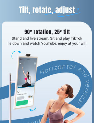 Multifunctional Live Streaming All-in-one Machine 32Inch Stand By Me TV With Camera
