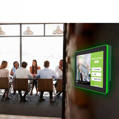 10.1 Inch Smart Home Tablet with RK3566 CPU and Four Sides LED Light Bar - Wall Mounted Android Control Screen