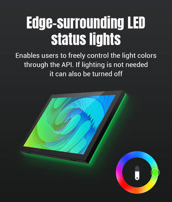 10.1Inch RK3399 Wall Mounted Smart Home Control Tablet Surrounding LED Light for Ultimate Comfort