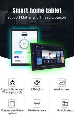 9.7 Inch RK3399 PoE Power Smart Tablet with IPS Screen for Smart Home Control