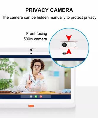 Customizable 13.3Inch RK3399 CPU Wall Mounted Medical Grade Hospital Tablet with 5.0M/P Camera