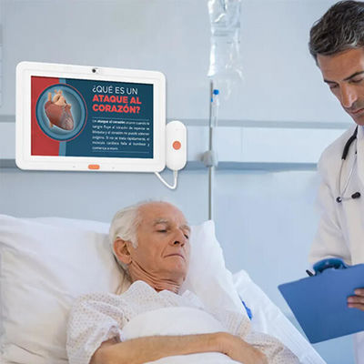Customizable 13.3Inch RK3399 CPU Wall Mounted Medical Grade Hospital Tablet with 5.0M/P Camera