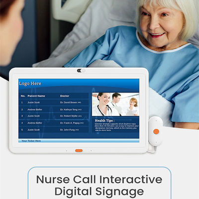 Customizable 13.3Inch RK3399 CPU Wall Mounted Medical Grade Hospital Tablet with 5.0M/P Camera