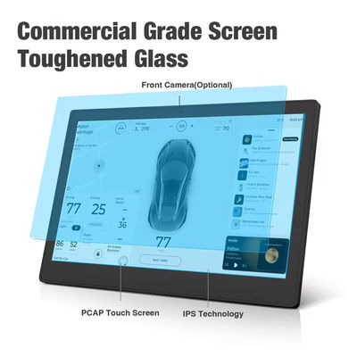 High Brighness 24 Inch Wall Mounted Advertising Display RK3399 POE Android Tablet PC for Retail