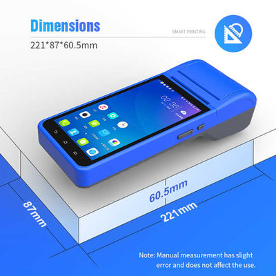 Smart NFC Mobile Payment Terminal 5.5Inch Portable Pos Machine Intelligent Handheld Smart Terminal with Camera Printer