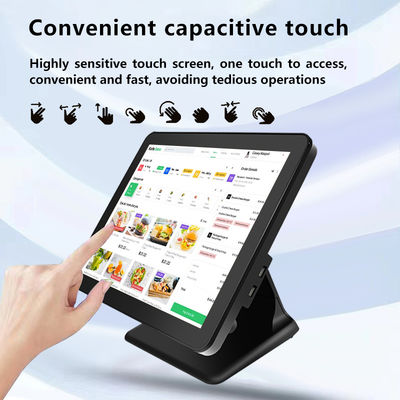 New Design 15Inch 60Hz Desktop Pos Terminal 8+256GB N100 CPU Retail Pos Cash Register with Printer and Scanner