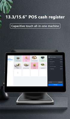 13.3/15.6Inch Dual Touch Screen POS System I3 Win System Retail Store POS Terminal with Foldable Base