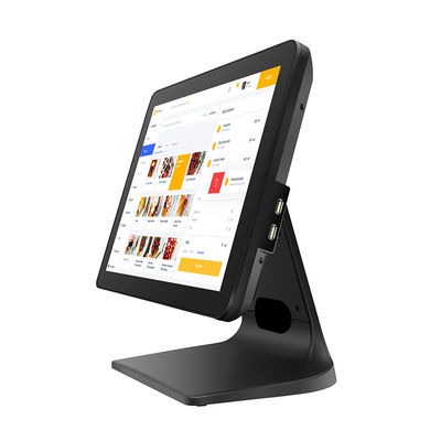 Supermarket Restaurant 15.6 Inch Win10 Cash Register System with Single Screen POS Terminal and Capacitive Touch Screen