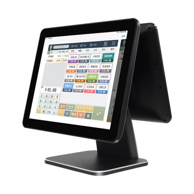 15.6 Inch Touch Screen POS Cash Register Win7/10 Compatible Receipt Printer Hotel Bank Self-Service Kiosk Code Scanner Payment