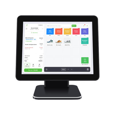 15.6 Inch Touch Screen POS Cash Register Win7/10 Compatible Receipt Printer Hotel Bank Self-Service Kiosk Code Scanner Payment