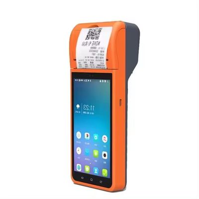 Monochrome Printer Output Type 5.5-Inch Android 8.1 PDA POS Terminal for Streamlined Restaurant Order Processing