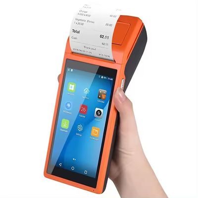 Monochrome Printer Output Type 5.5-Inch Android 8.1 PDA POS Terminal for Streamlined Restaurant Order Processing