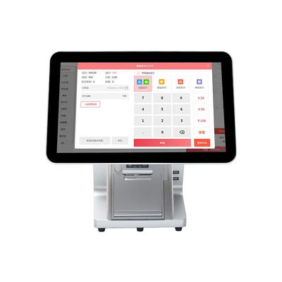 Win7/10 Android Compatible 15.6 Inch Dual Screen POS System Monitor Durable IPS Touch Monitor for Supermarket Restaurant