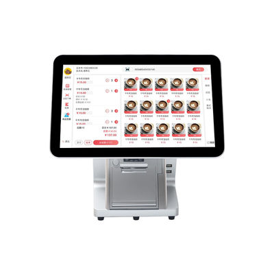 Win7/10 Android Compatible 15.6 Inch Dual Screen POS System Monitor Durable IPS Touch Monitor for Supermarket Restaurant