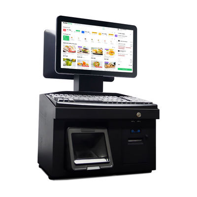 14-Inch Dual Screen POS System Thermal Transfer Printer Technology for Android Win7/10 All-in-One POS Terminal