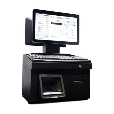 14-Inch Dual Screen POS System Thermal Transfer Printer Technology for Android Win7/10 All-in-One POS Terminal