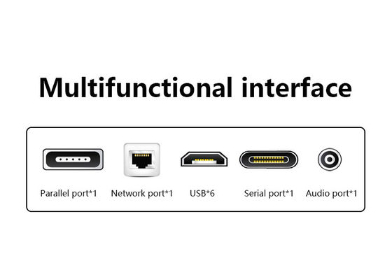 Capacitive Touch Dual Screen All in One Pos Systems for Restaurants Wifi Cash Register and 32GB Hard Disk Capacity