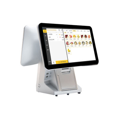 15.6'' 14'' Dual Screen Android Systems POS Machine with Cash Payment Drawer and All-in-One Touch Smart Software POS Terminal