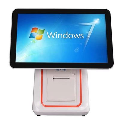 Retail Point of Sale Machine 15.6inch Android POS Terminal with Scanner and Printer 4GB DDR4 Memory 64GB Hard Disk Capacity