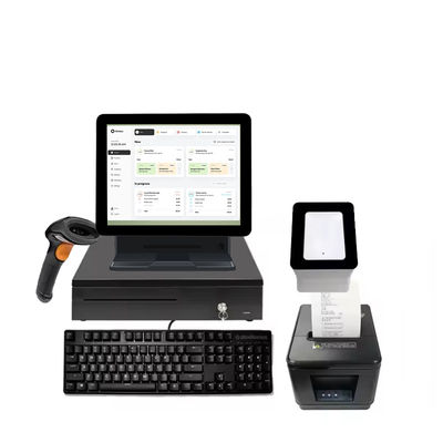 Advanced 15.6" Touch Screen POS System with Customer Display Software Payment Terminal Cash Register Machine