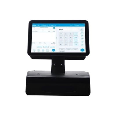 OEM ODM 15.6Inch Dual Screen Win7 Pos Cash Register N2840 Cpu 2+32GB Desktop POS Terminal with 58mm Printer,Keyboard