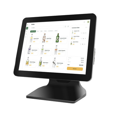 15.6" 8+256GB Large Memory Pos Cash Register 1080P Win10 Touch Screen POS Machine with Customer Display 