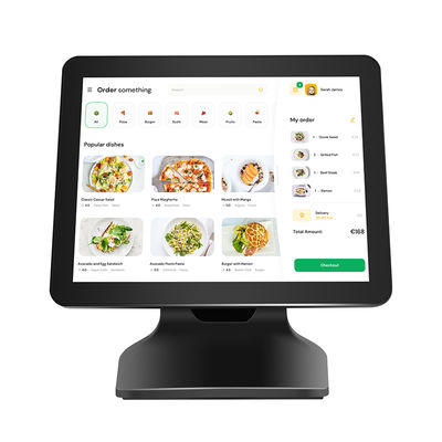 15.6" 8+256GB Large Memory Pos Cash Register 1080P Win10 Touch Screen POS Machine with Customer Display 