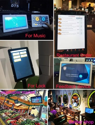 desktop 10.1inch L shape android tablet pc wifi NFC touch screen quad core smart office self-service kiosk business use