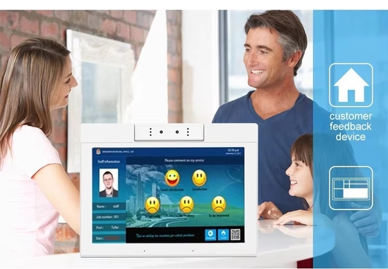 desktop 10.1inch L shape android tablet pc wifi NFC touch screen quad core smart office self-service kiosk business use