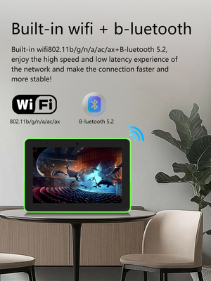 8 - Inch Wall  Mounted Android Tablet PC POE NFC wifi Touch screen with 4 - Side LED Lights for Smart Home Meeting Room Booking hotel Scheduling