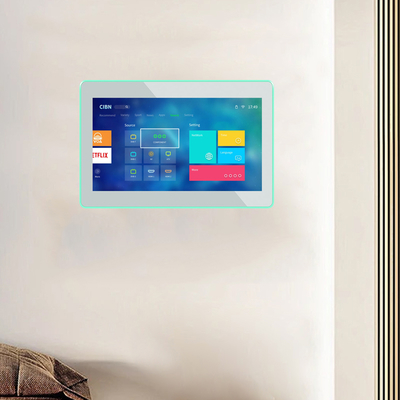 8 - Inch Wall  Mounted Android Tablet PC POE NFC wifi Touch screen with 4 - Side LED Lights for Smart Home Meeting Room Booking hotel Scheduling