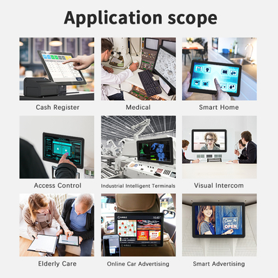 32inch wall mount Commercial Display Digital signage advertising android tablet PC NFC POE touch screen business kiosk