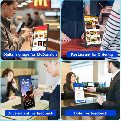 15.6-Inch NFC Retail Tablet Rockchip quad core L-Shaped Android Tablet computer Restaurant othering