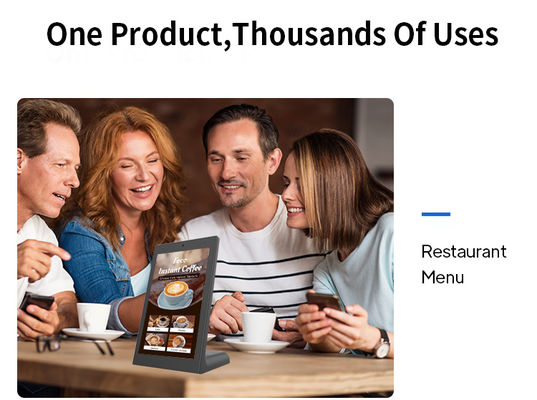 13.3inch RK3568 L shape desktop android tablet pc POE business kiosk restaurant othering