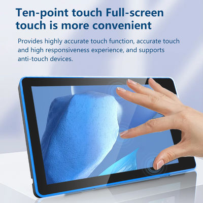 15.6 Inch Wall Mount Android Tablet PC with RK3566 Quad Core LED Light Bar for Conference Room Booking