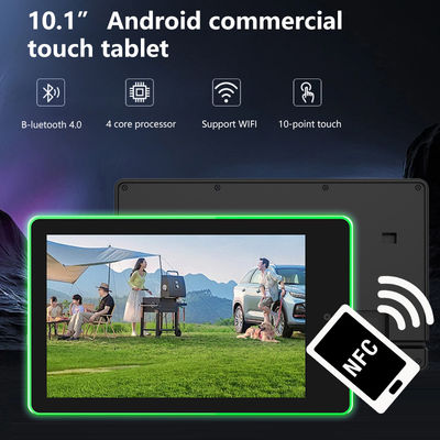 15.6 Inch Wall Mount Android Tablet PC with RK3566 Quad Core LED Light Bar for Conference Room Booking