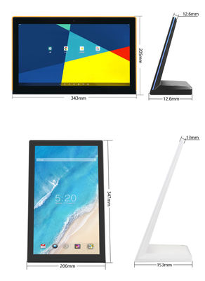 8 inch L shape business kiosk Touch screen android tablet pc Customer Service Feedback for hotel  restaurant