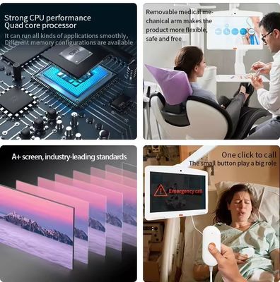 wall mount 13.3 inch 1080p health care wifi SIM card solt android tablet pc Nurse Call System for hospital