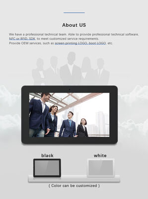 wall mount 32inch digital signage advertising display android tablet pc POE NFC wifi function